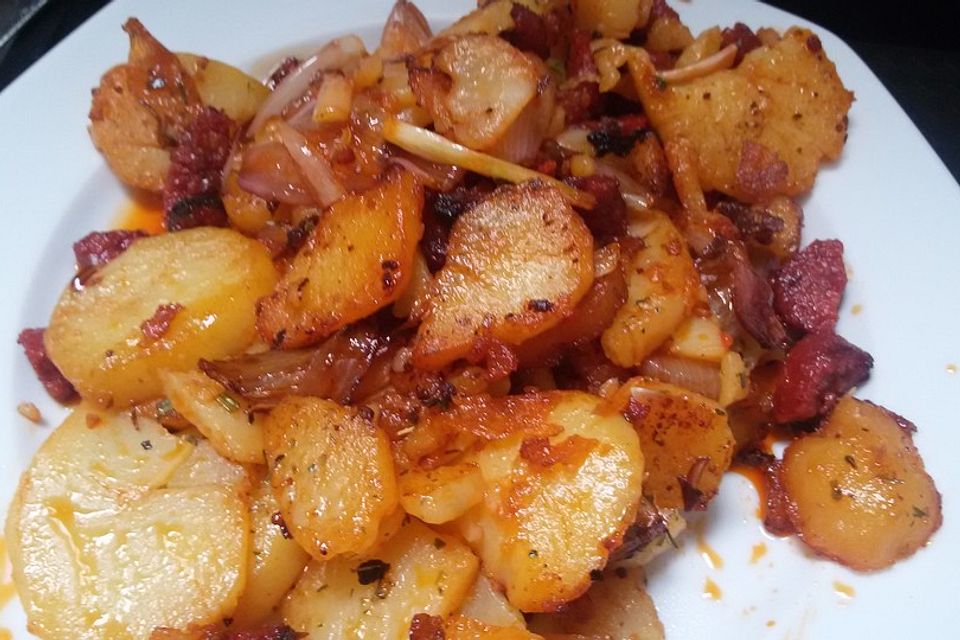 Andalusische Kartoffelpfanne mit Chorizo