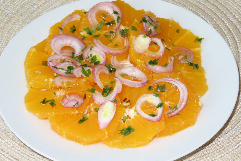 Orangensalat