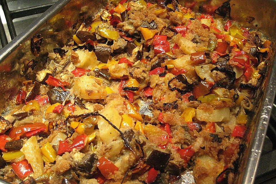 Mediterraner Gemüseauflauf "verdure al forno"