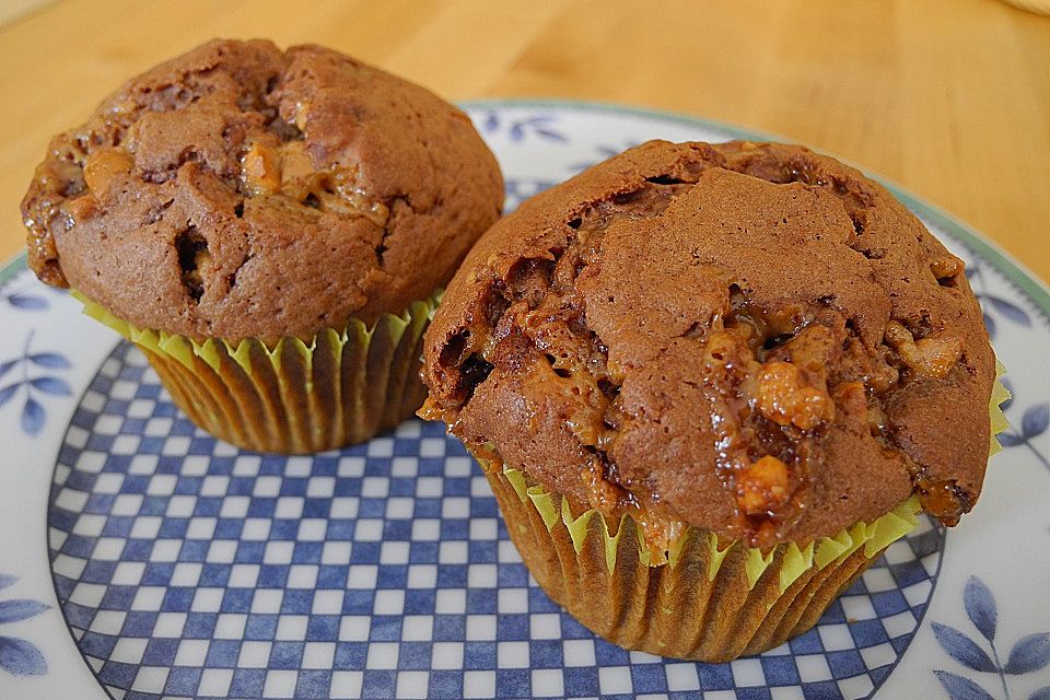 Weltbeste Bananen-Snickers-Muffins