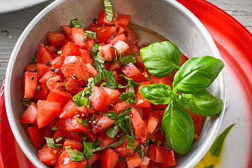 Tomatensalat mit Balsamico und Honig
