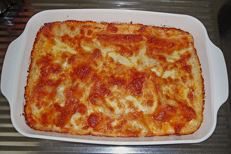 Tomaten-Lachs Lasagne