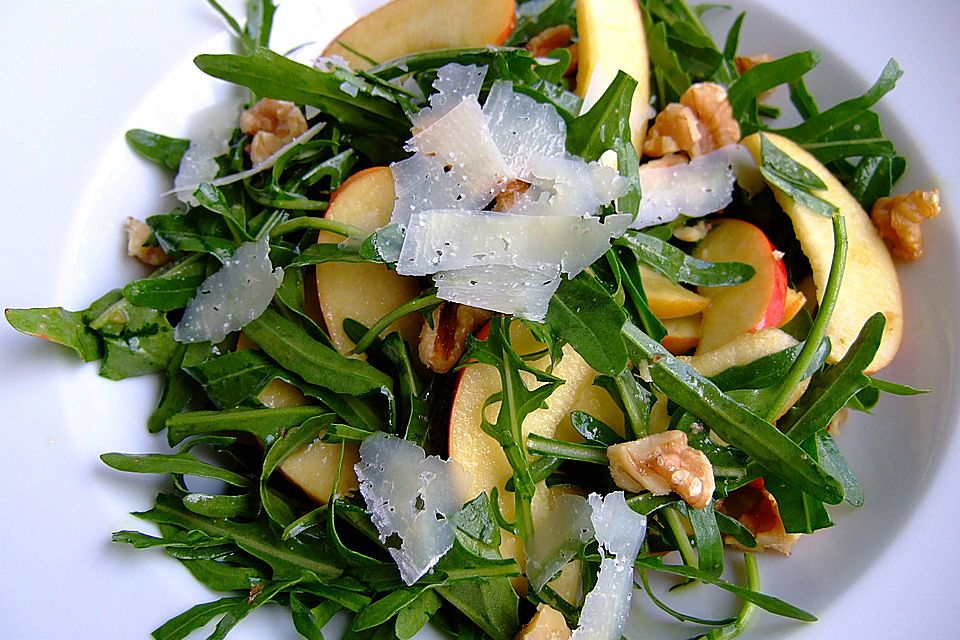 Apfel-Rucola-Salat