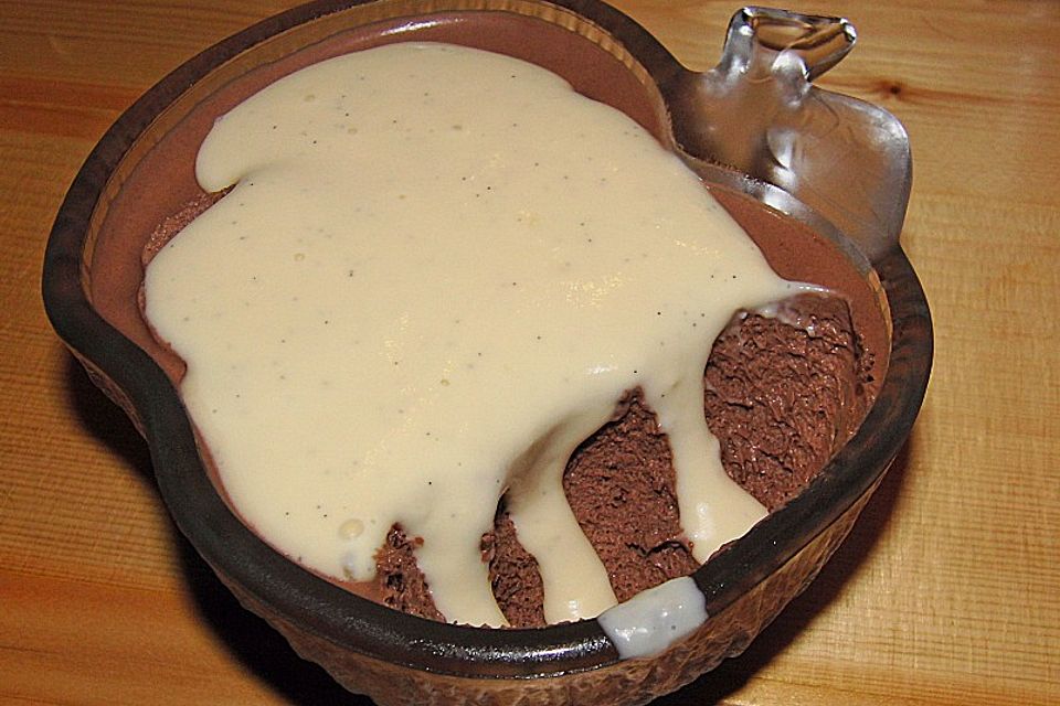 Schokocreme mit Vanillesoße