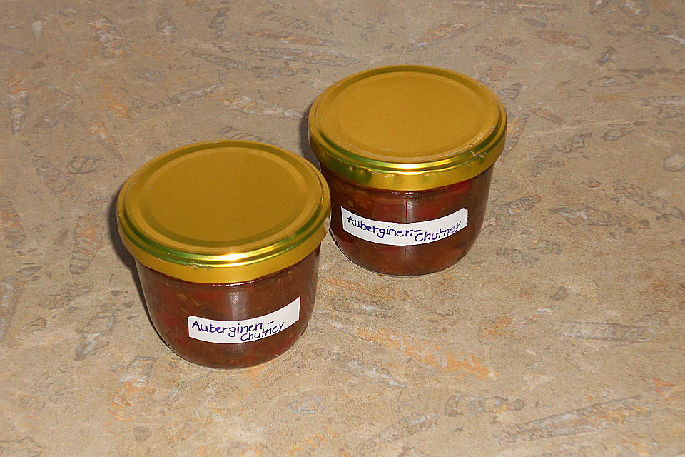 Auberginen-Paprika-Chutney