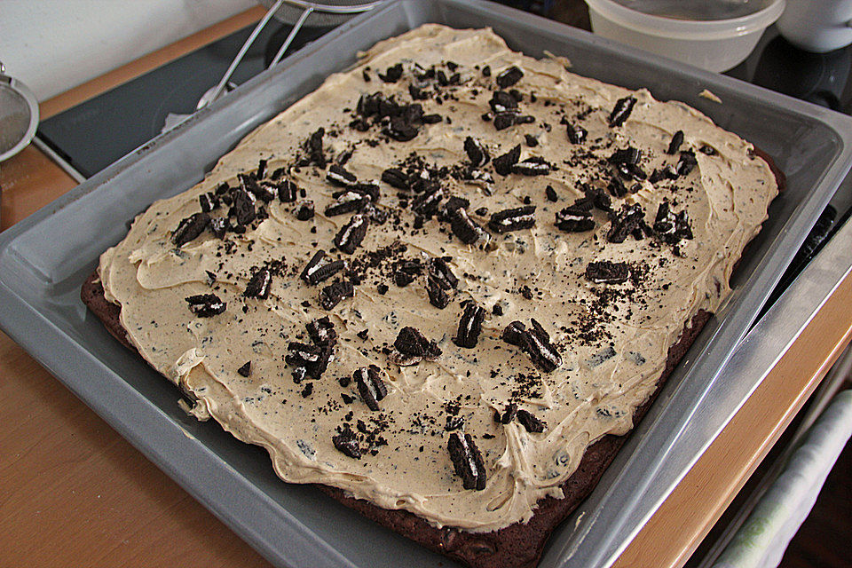 Erdnussbutter-Oreo-Brownies