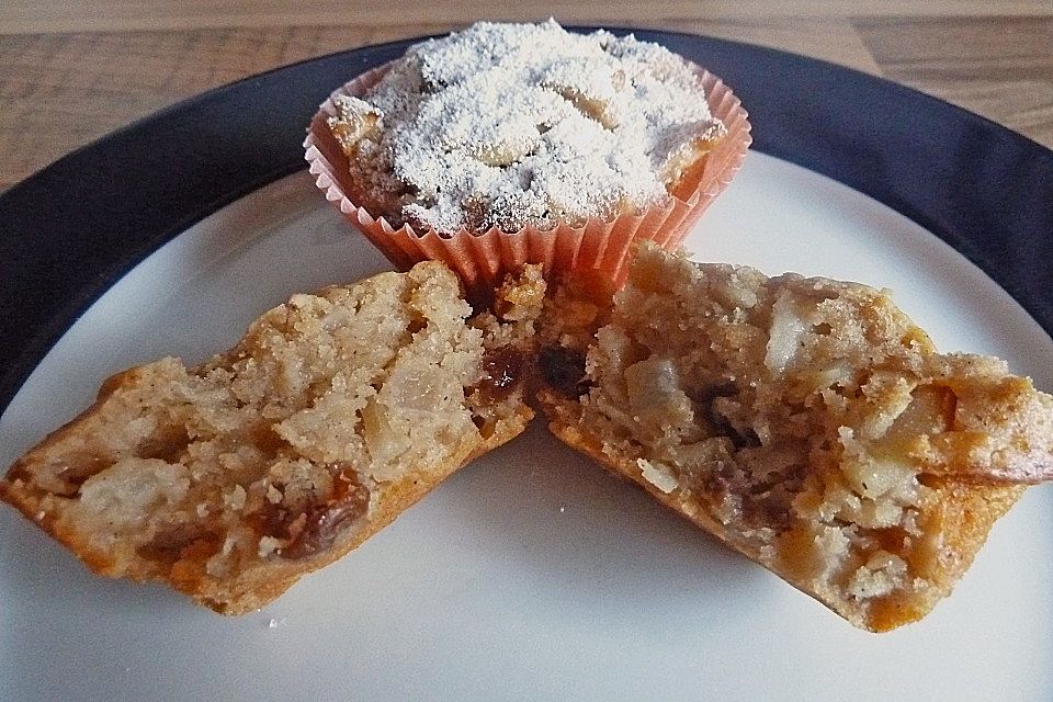 Tschmörfis beschwipste Apfelstrudel-Muffins