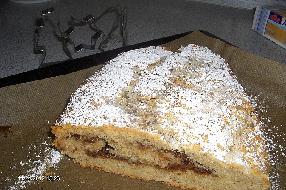 Quarkstollen-echt super saftig und lange haltbar