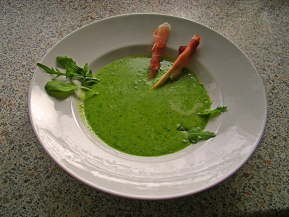 Erbsen-Rucola Suppe von ulla2 | Chefkoch