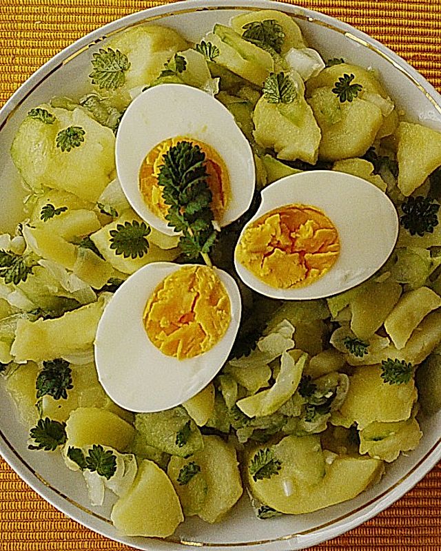 Wiesenknopf-Kartoffelsalat
