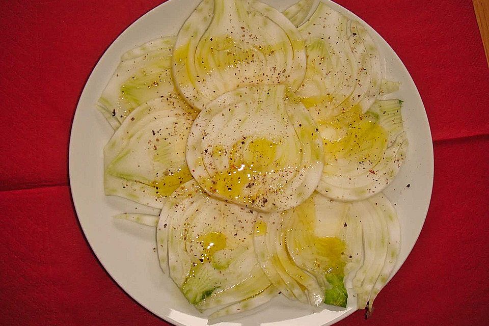 Birnen-Fenchel-Carpaccio