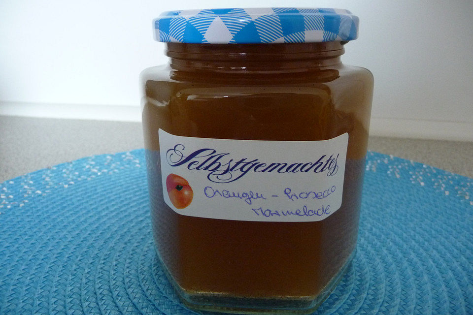 Orangen-Prosecco Marmelade mit Zimt