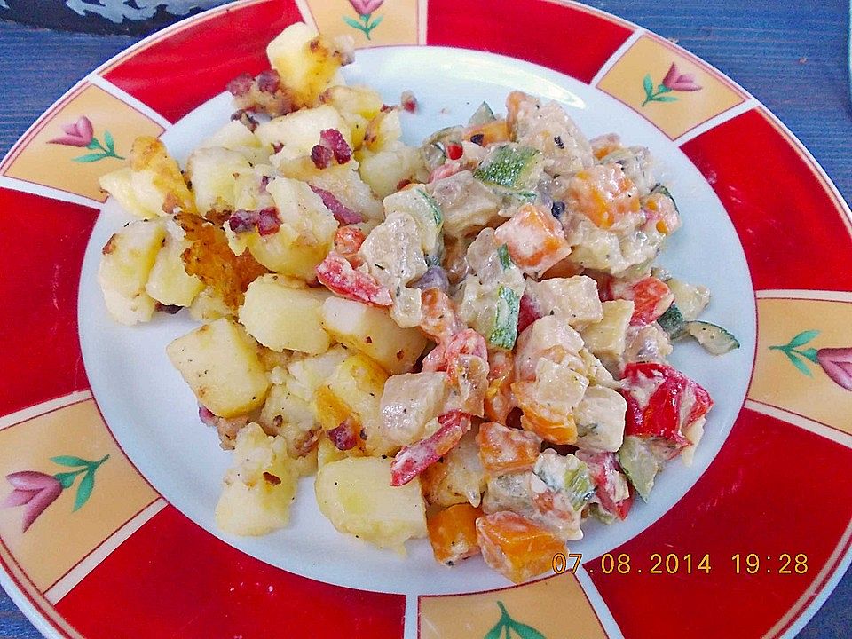 Herbstliche Kartoffel - Gemüse Pfanne mit Pastinaken von Jerry123| Chefkoch