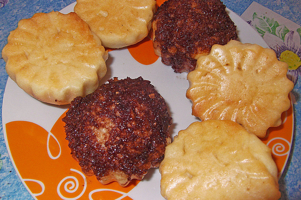 Quark-Öl-Teig Brötchen mit Schokostückchen