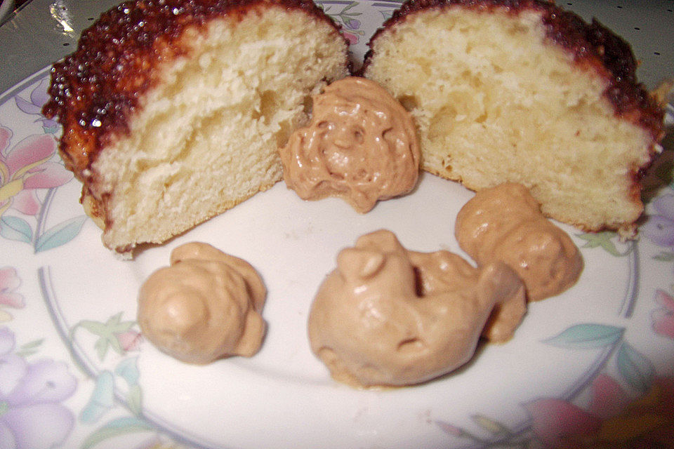 Quark-Öl-Teig Brötchen mit Schokostückchen