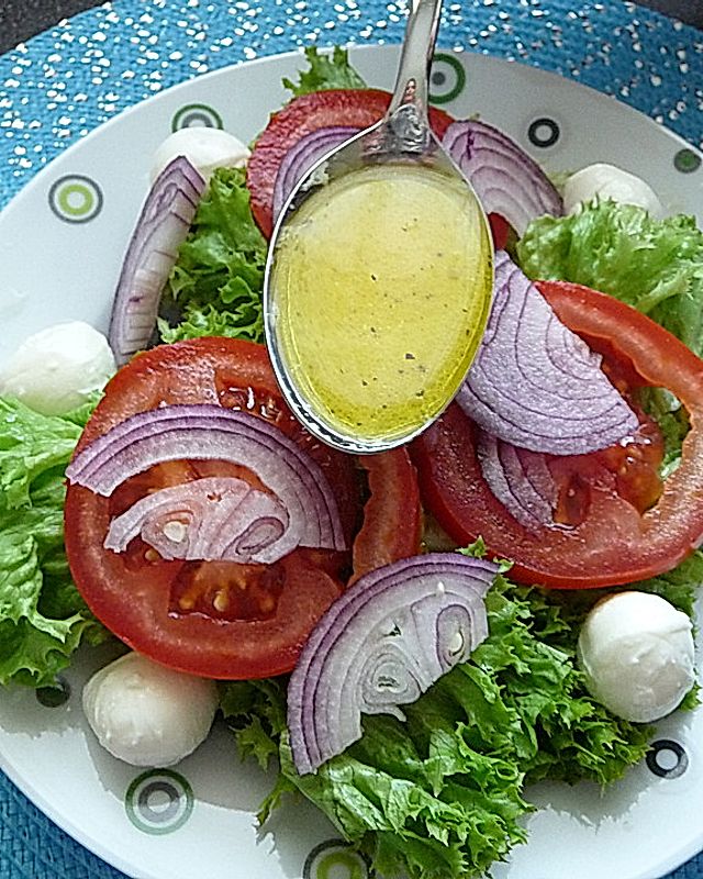 Orangen-Senf-Salatdressing