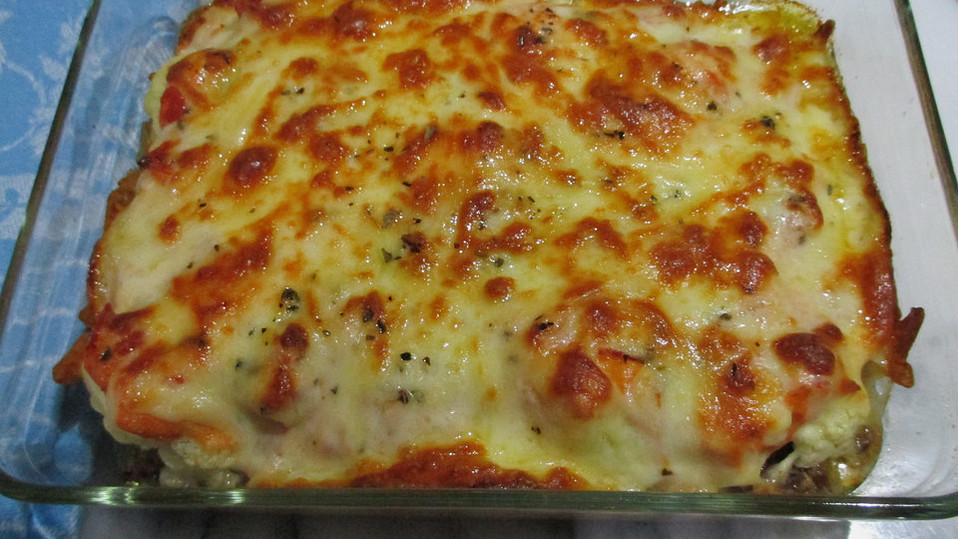 Blumenkohl auf Hackfleischbett von Manuela26