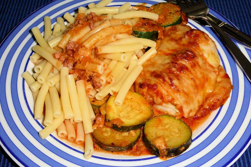 Zucchini-Fisch Auflauf