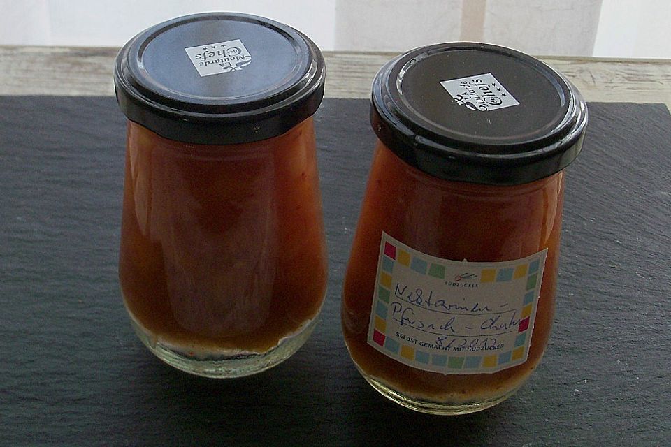 Nektarinen-Pfirsich Chutney