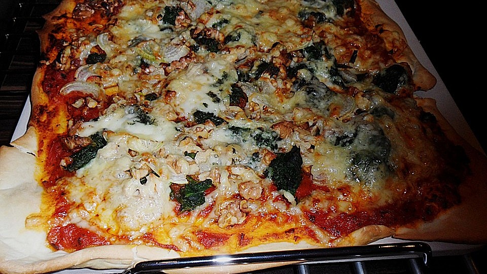 Vegetarische Pizza Vom Stein Von Neriz Chefkoch