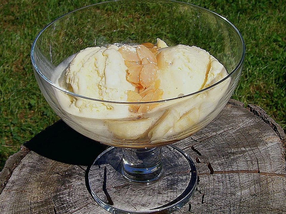 Eis mit karamellisierten Mandeln von cheriechoco| Chefkoch