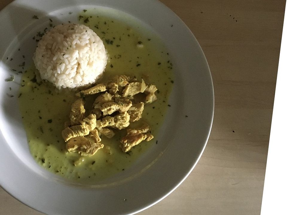 Putengeschnetzeltes mit Curry und Kokosmilch von brinie| Chefkoch