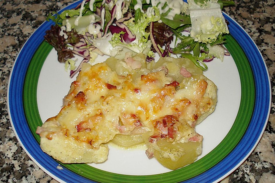Kartoffel - Frischkäseauflauf Kartoffel - Frischkäseauflauf
