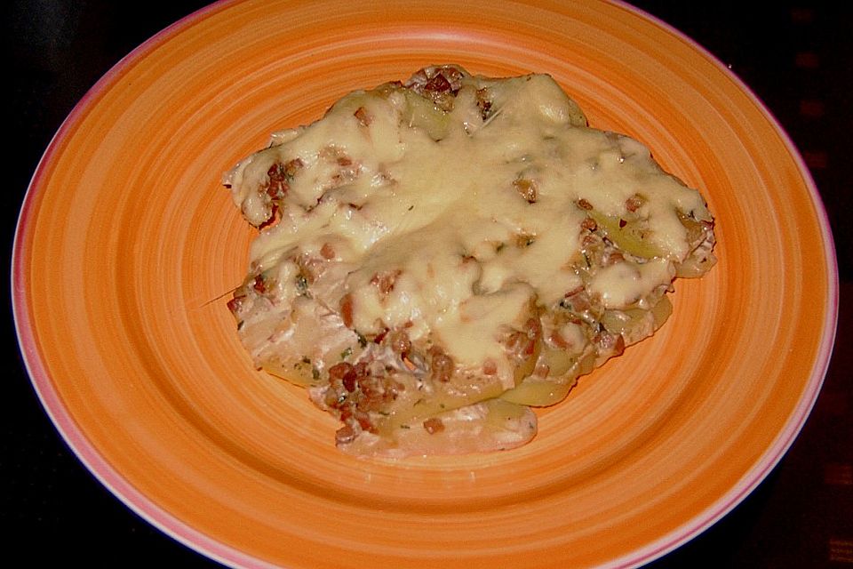 Kartoffel - Frischkäseauflauf Kartoffel - Frischkäseauflauf