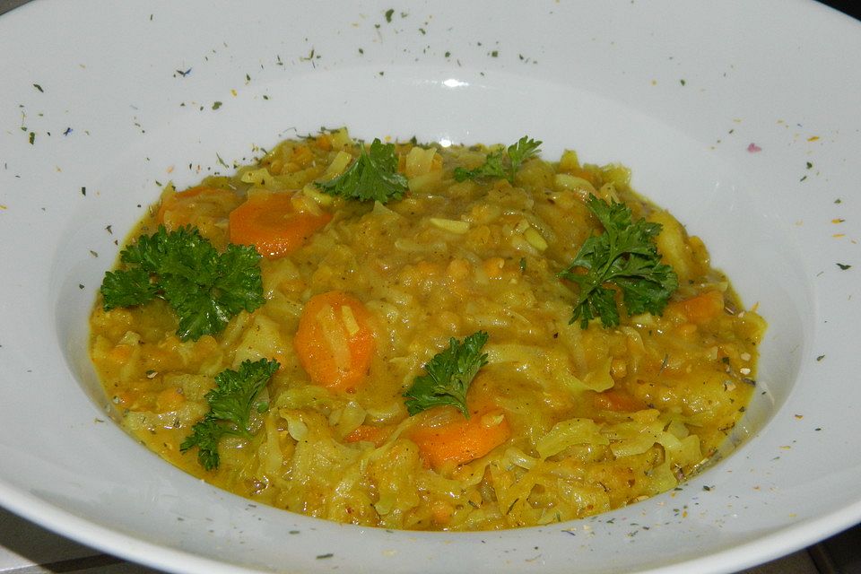 Spitzkohl-Curry