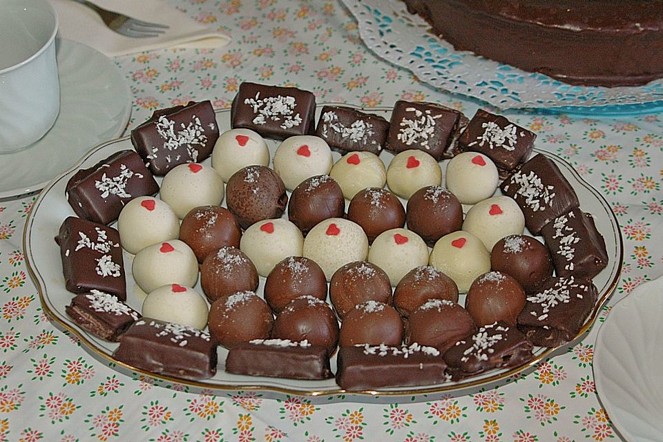 Pralinen: Schoko-Marzipan