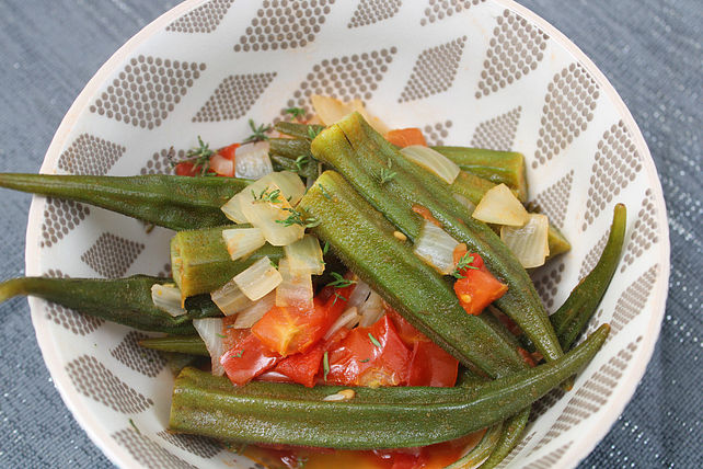 Pikantes Okra-Tomaten-Gemüse von Wuffi-Fan| Chefkoch