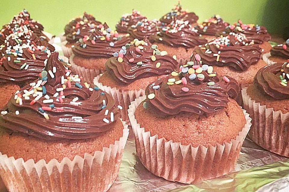 Banana-Chocolate-Cupcakes