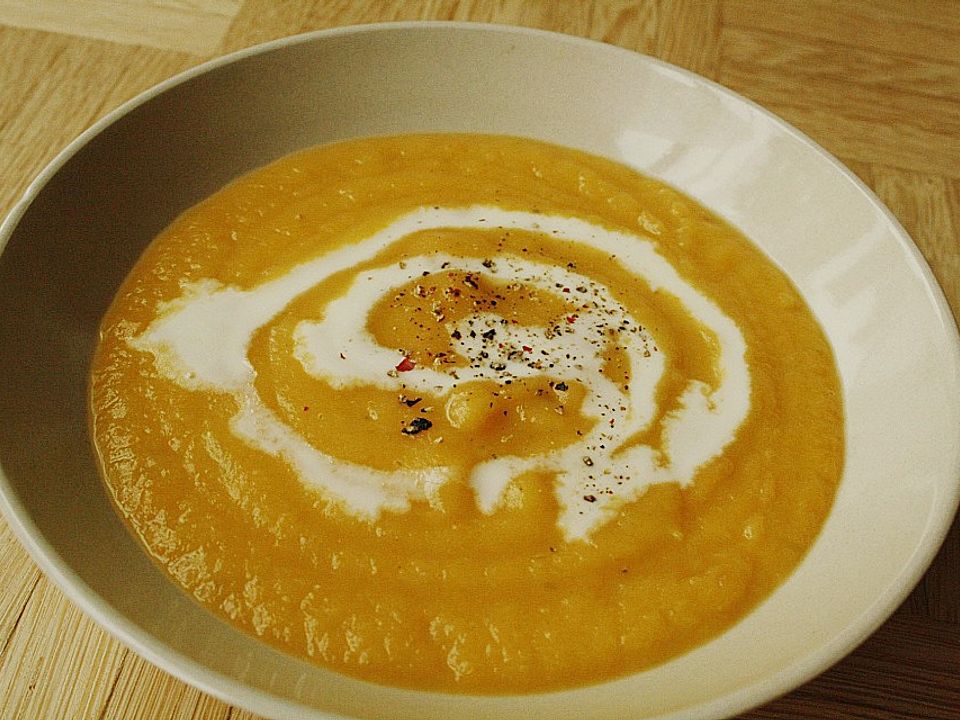 Kartoffel-Lauch-Suppe mit Möhren von pas_de_probleme | Chefkoch