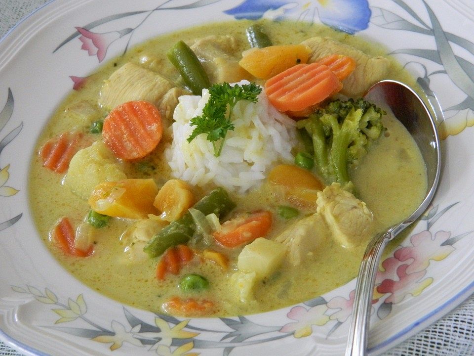 Curry-Hähnchen-Topf von ciperine| Chefkoch