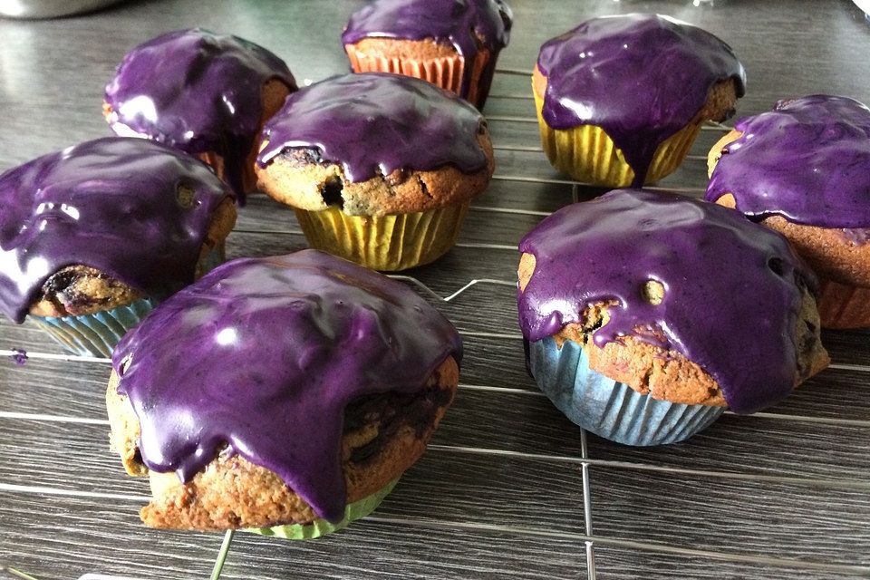 Blaubeer-Buttermilch Muffins