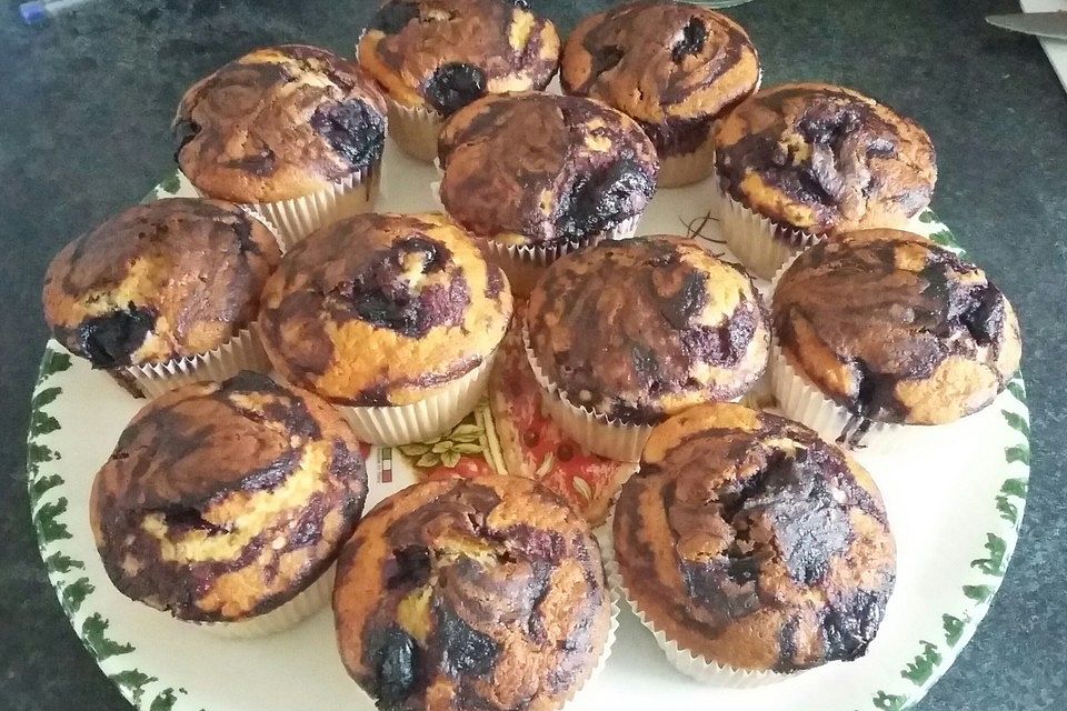 Blaubeer-Buttermilch Muffins