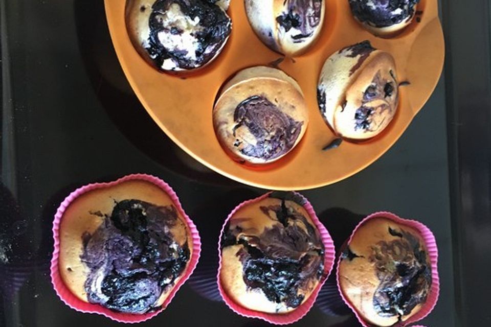 Blaubeer-Buttermilch Muffins