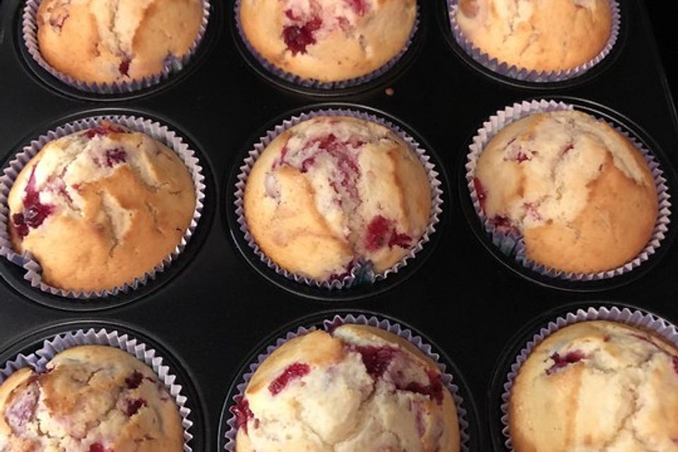 Blaubeer-Buttermilch Muffins