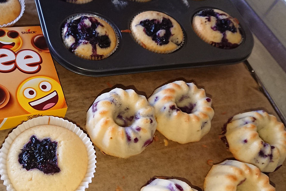 Blaubeer-Buttermilch Muffins