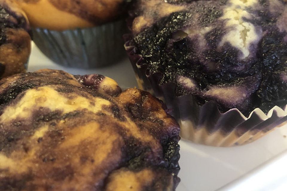 Blaubeer-Buttermilch Muffins