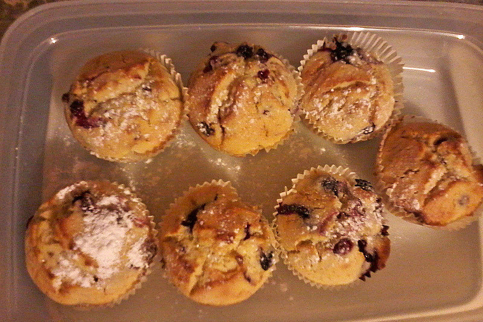 Blaubeer-Buttermilch Muffins