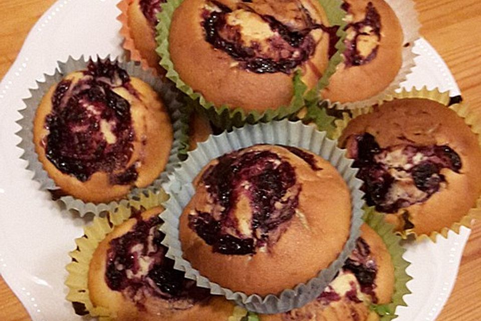 Blaubeer-Buttermilch Muffins