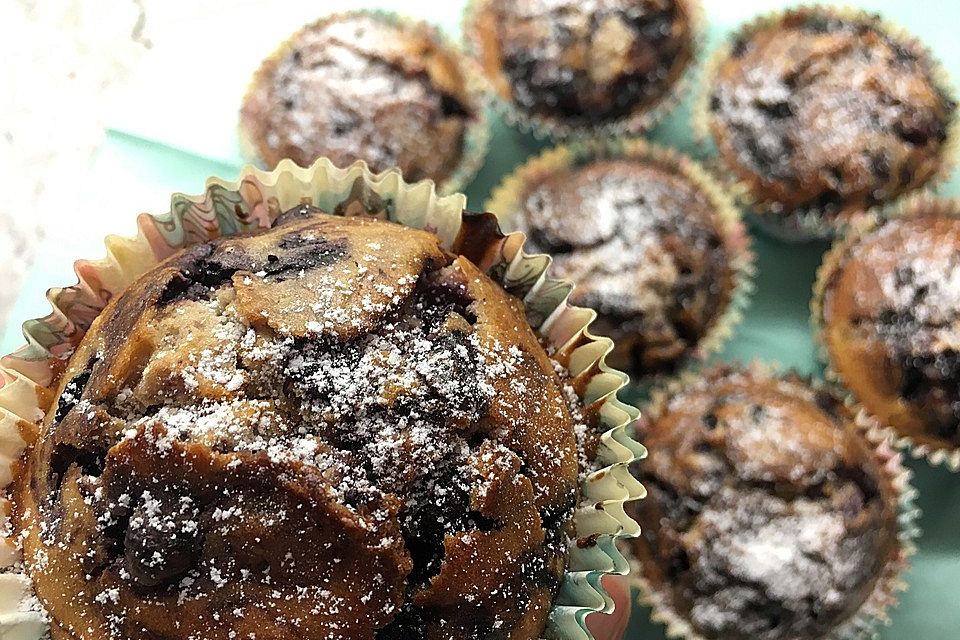 Blaubeer-Buttermilch Muffins