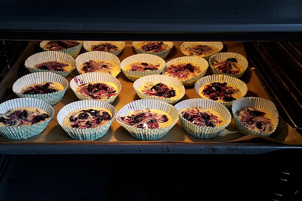 Blaubeer-Buttermilch Muffins