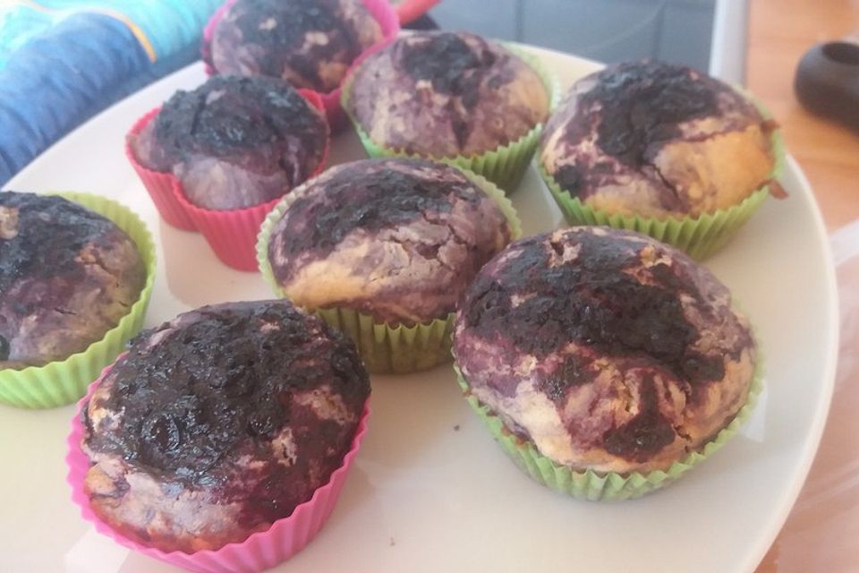 Blaubeer-Buttermilch Muffins