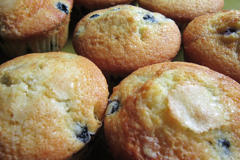 Blaubeer-Buttermilch Muffins