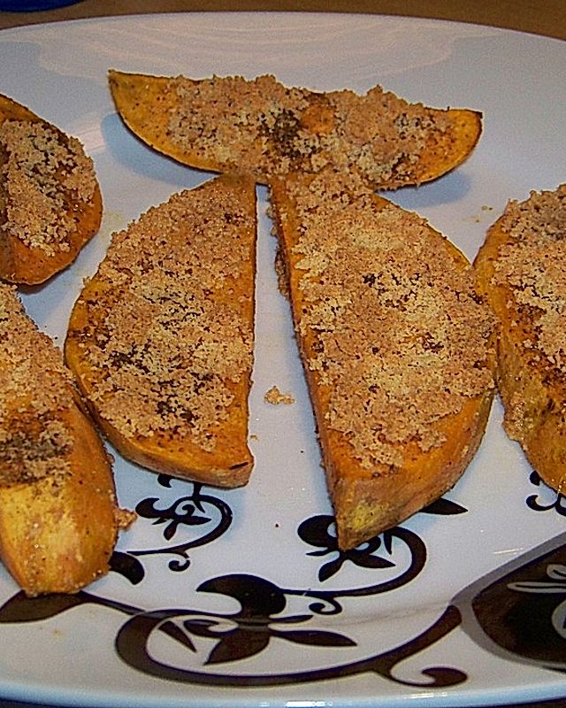 Indische Süßkartoffelspalten
