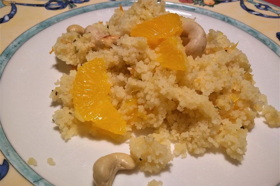 Orangen-Couscous