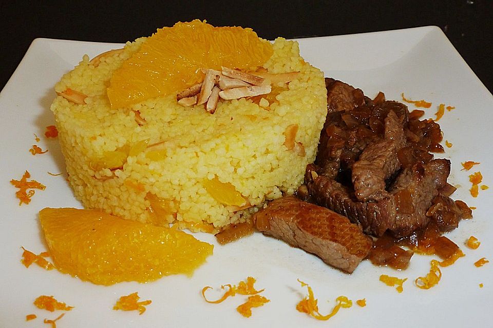 Orangen-Couscous