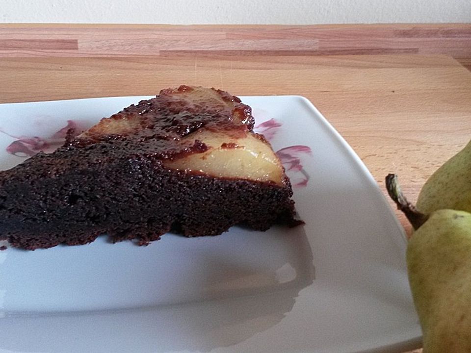 Schokoladen-Birnen-Kuchen von Nudili| Chefkoch